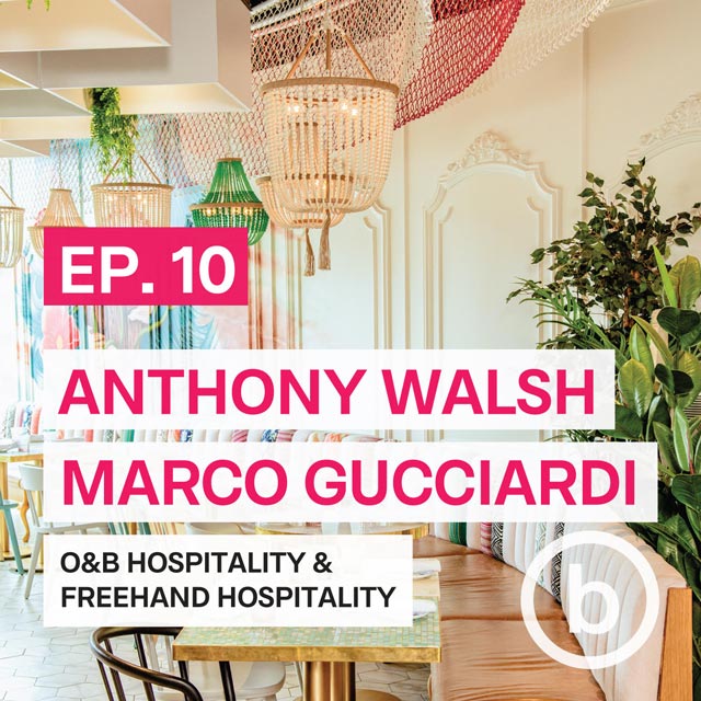 010 – Creating memorable experiences I interview with Chef Anthony Walsh and Marco Gucciardi episode artwork